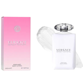 Versace Bright Crystal front packaging showing bottle and label, elegant presentation