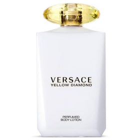 Versace Yellow Diamond front bottle showing product branding and elegant design benefit presentation