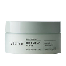 Versed jar front view showing product label and clean design benefit