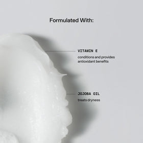 Versed jar staged on a bathroom counter showing daily routine compatibility benefit