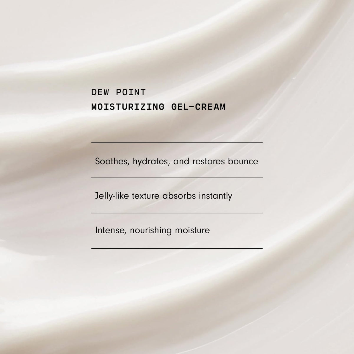 Versed Dew Point ingredients label with key components for transparency