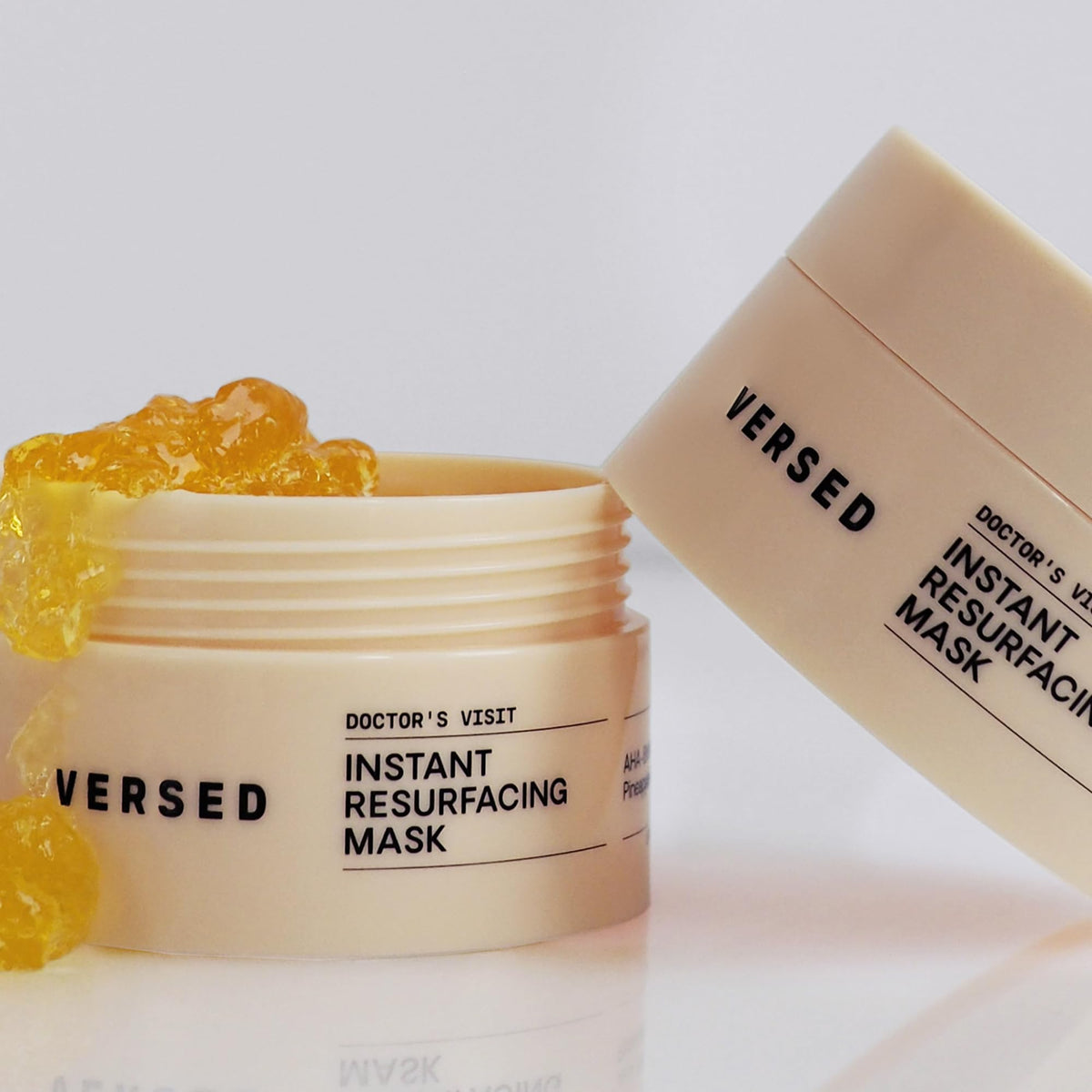 Versed Doctor's Visit after rinse glowing skin example, illustrating brighter, smoother appearance