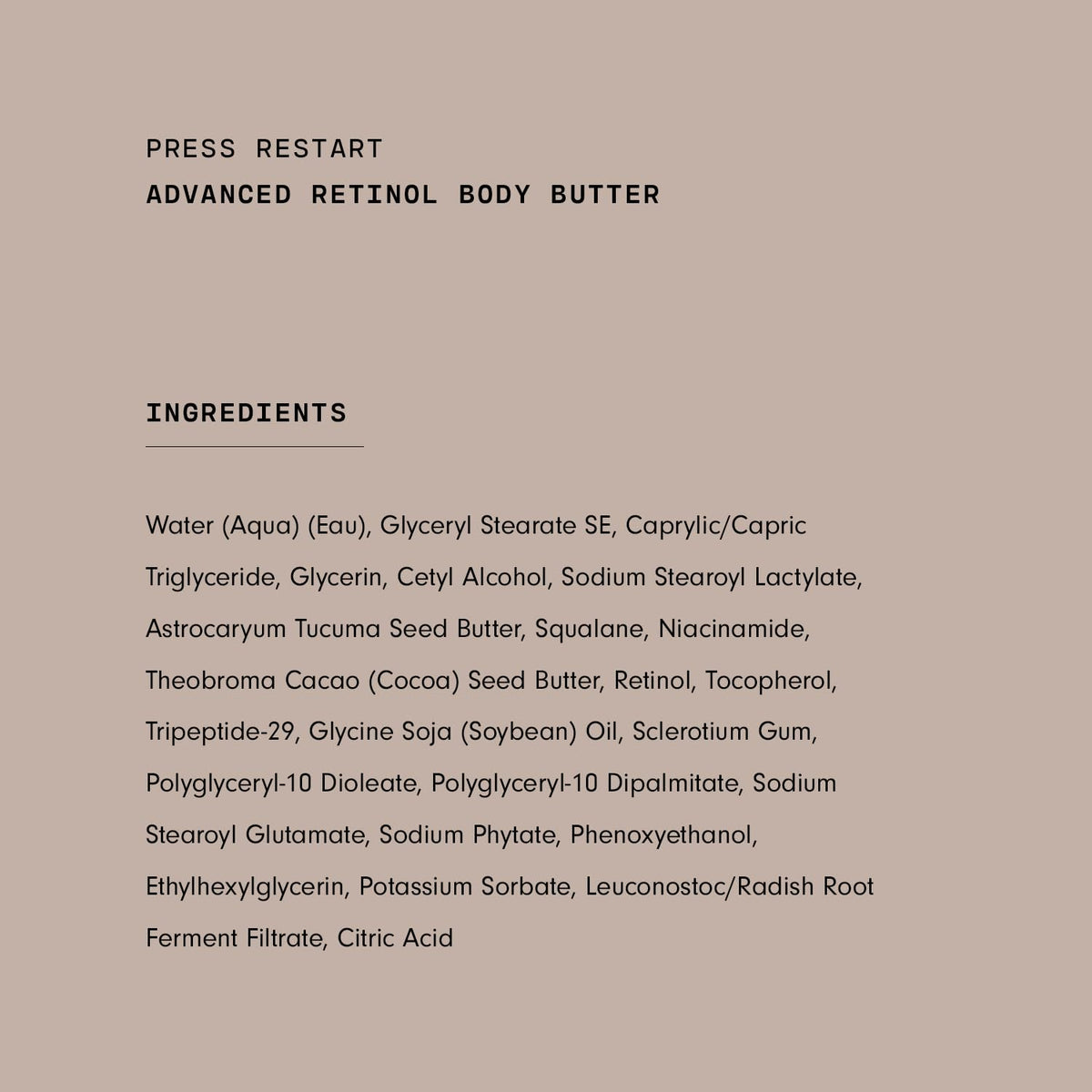 Versed label close-up showing encapsulated retinol and ingredient clarity