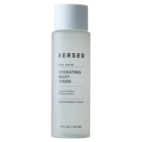 Versed front bottle showing product and clean packaging benefit