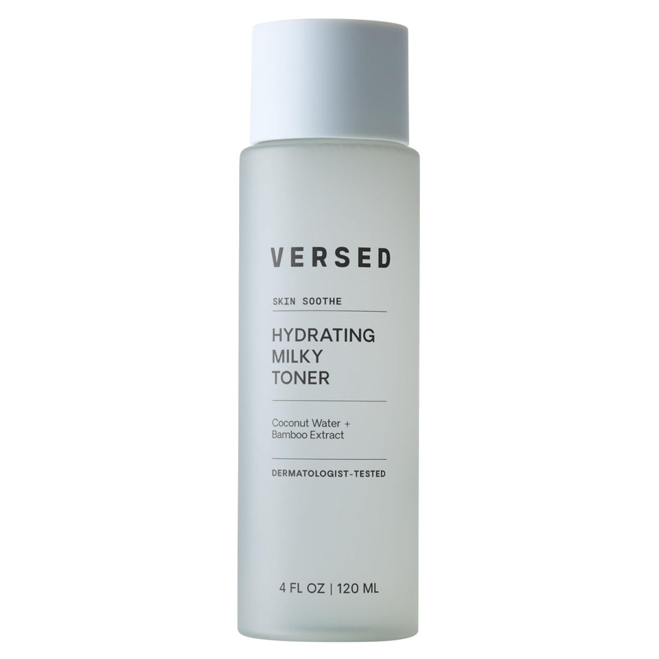 Versed front bottle showing product and clean packaging benefit