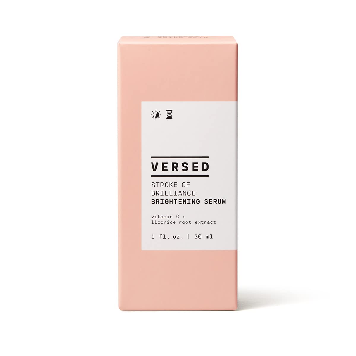 Versed serum texture on fingertip showing lightweight absorbency and hydration