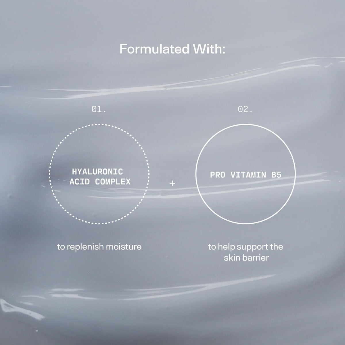 Versed Water Rush gel-serum texture closeup highlighting fast-absorbing hydration