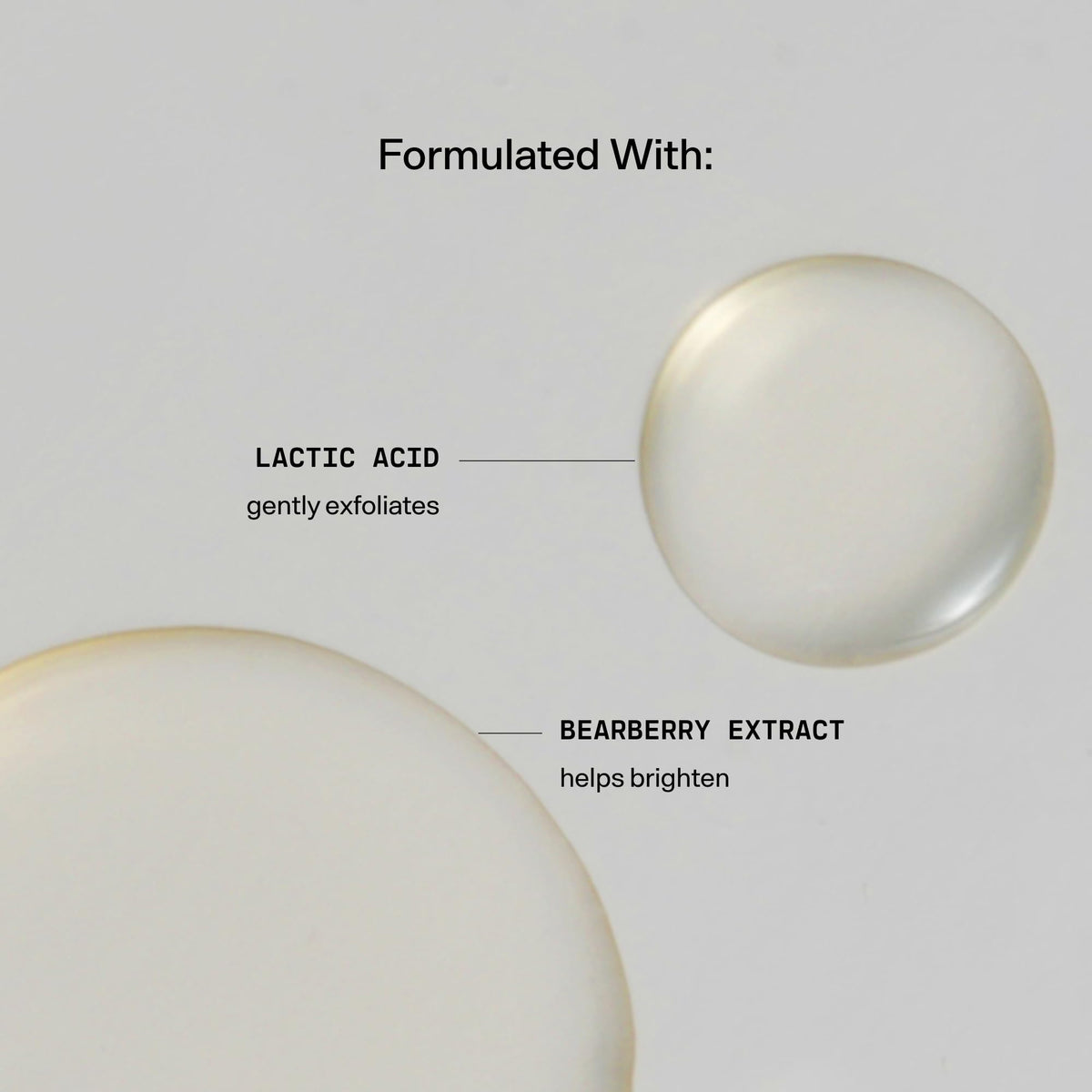 Versed Weekend Glow bottle close-up highlighting cap and clear liquid texture