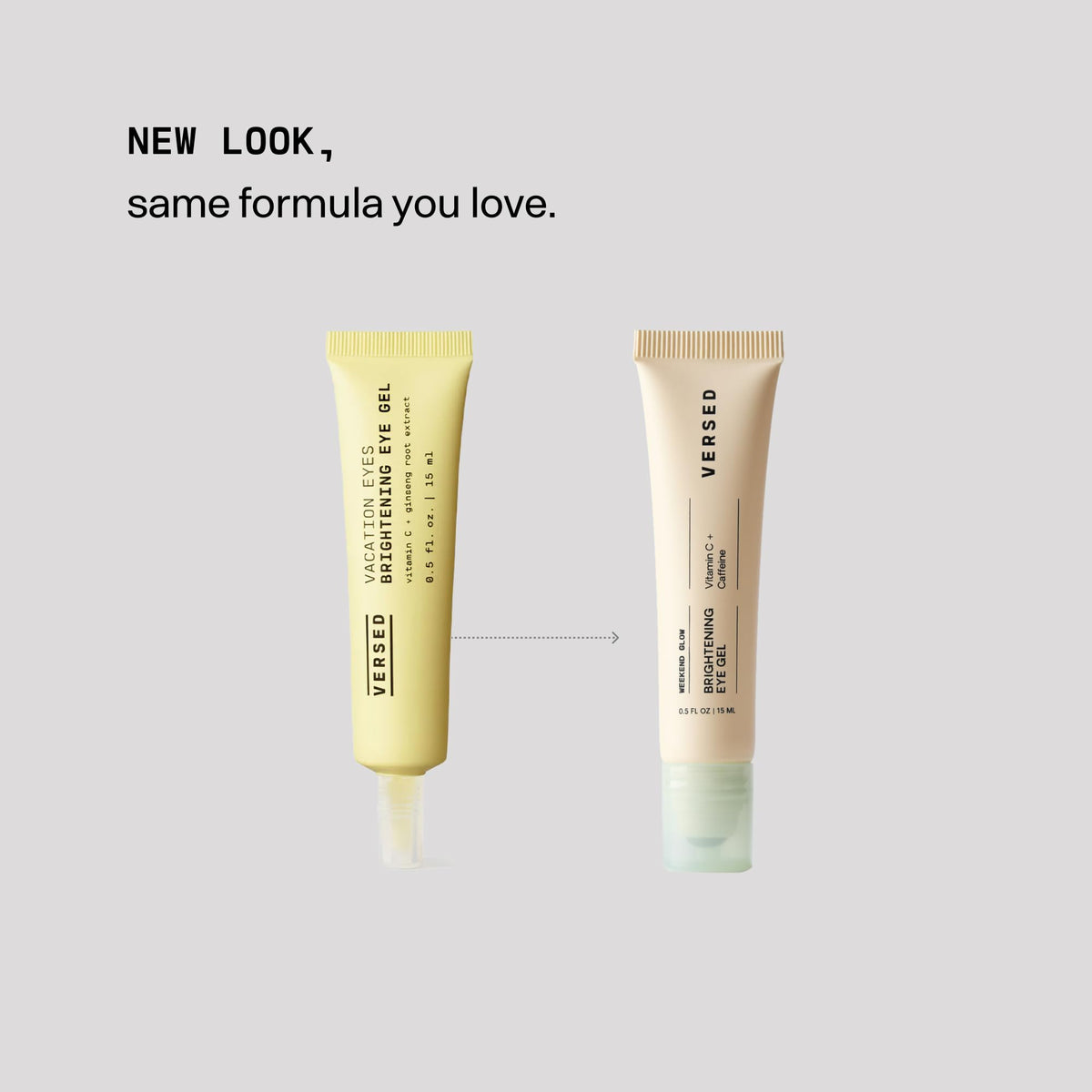 Versed gel texture on fingertip showing lightweight, fast-absorbing hydration