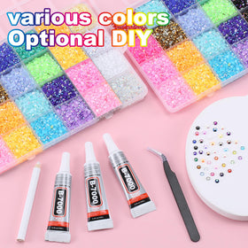 Vertdens rhinestones applied to a phone case showing decorative customization
