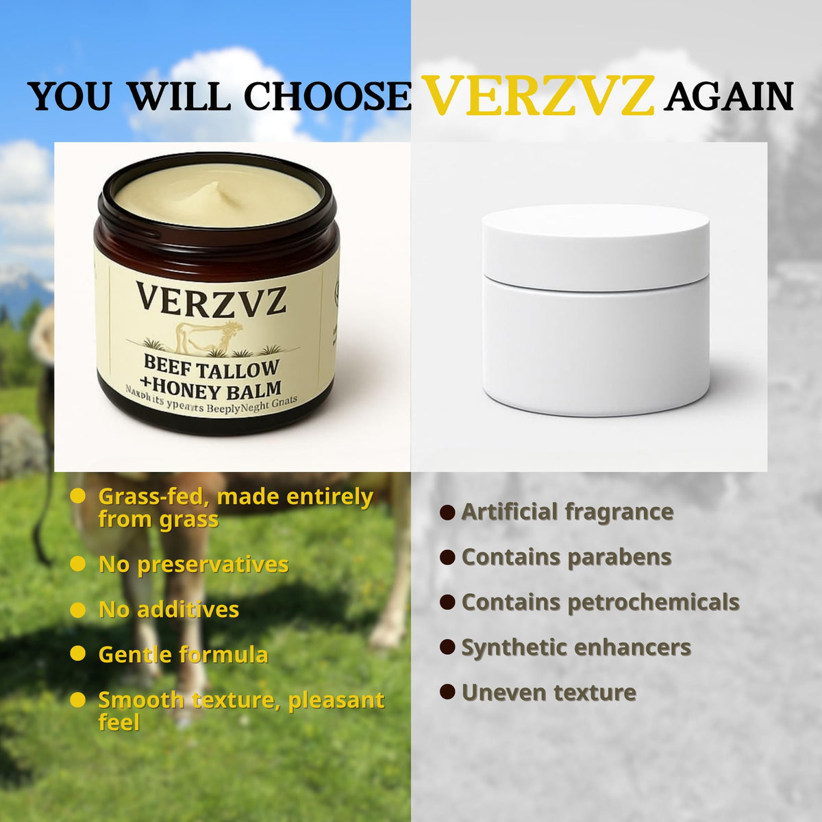 VERZVZ applying balm to face illustrating night-time hydration