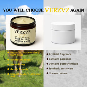 VERZVZ applying balm to face illustrating night-time hydration