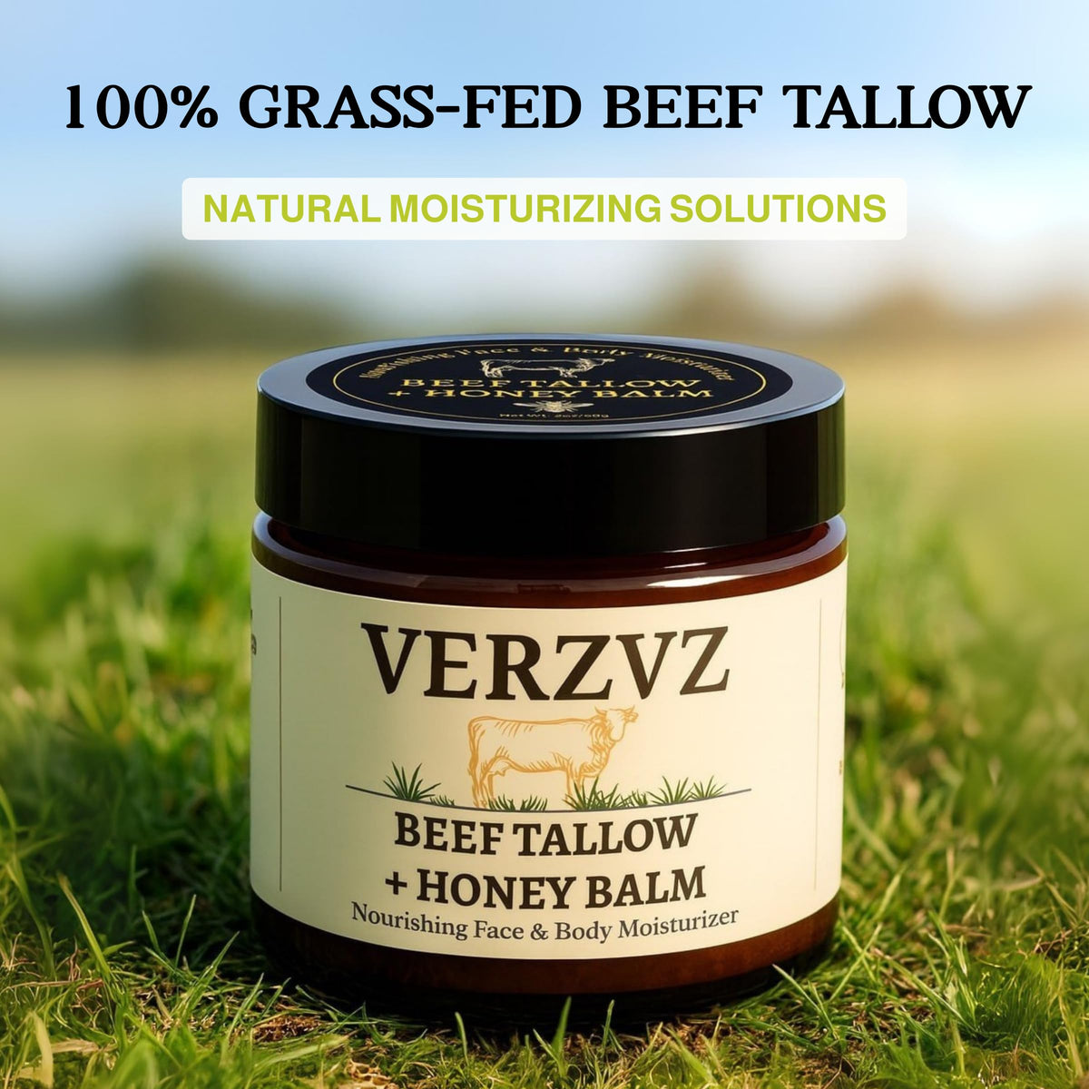 VERZVZ jar on bathroom shelf suggesting daily routine use