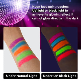 VESPRO close-up color swatches displaying vivid neon pigments and smooth finish