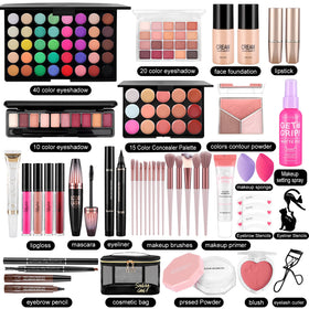 VESPRO open eyeshadow palette displaying diverse shades for versatile looks
