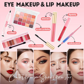 VESPRO eyeshadow palette open with blendable shades for versatile looks