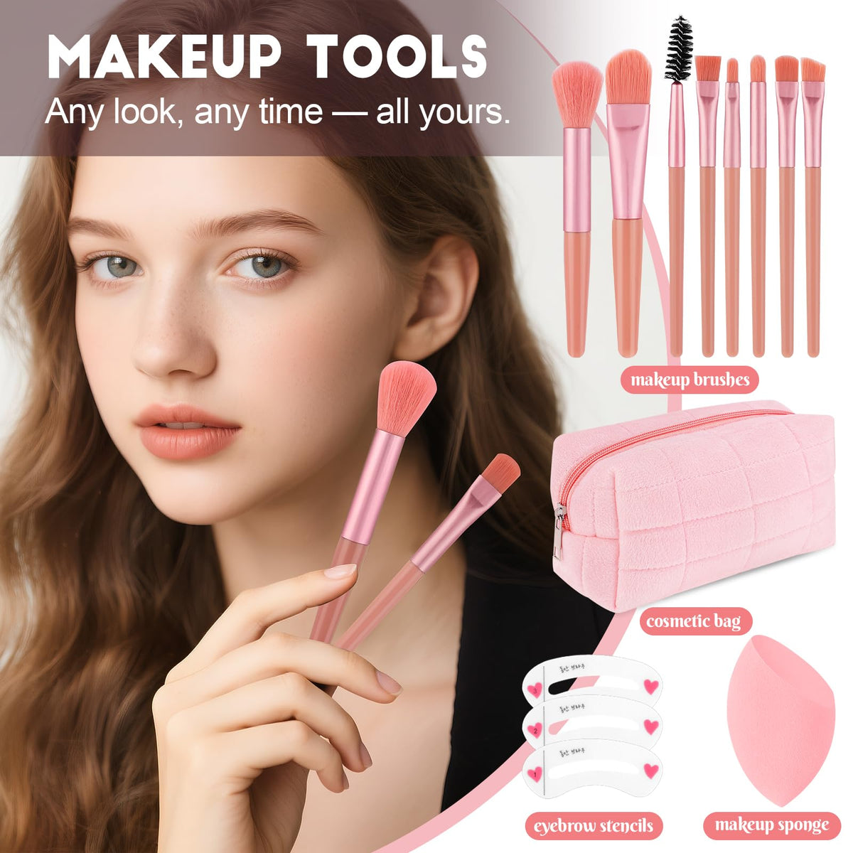 VESPRO lipstick and gloss pair showing color payoff and layered finish