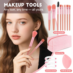 VESPRO lipstick and gloss pair showing color payoff and layered finish