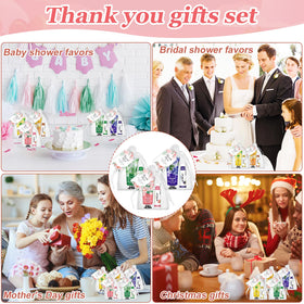 VESPRO thank-you cards and contents laid out to simplify guest gifting