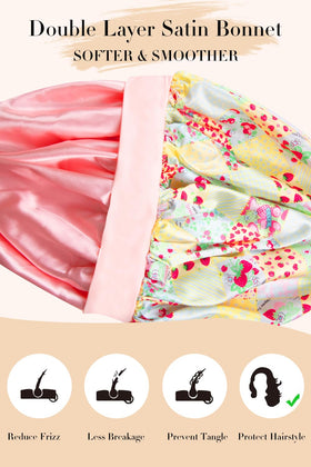 Vettres worn in bedroom setting for nighttime hair protection and comfort