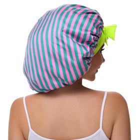 Vettres bonnet adjustable tie detail demonstrating secure customizable fit