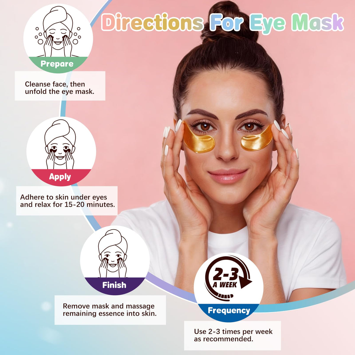 Vetuslumen application demonstrating under-eye placement for instant refresh