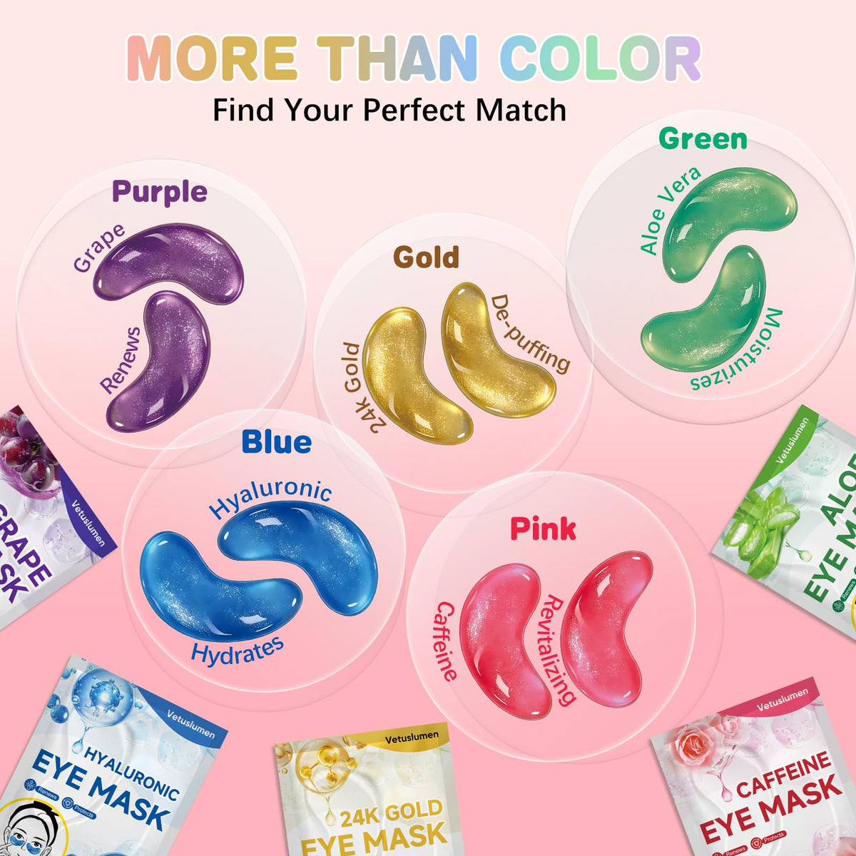 Vetuslumen individual packet close-up highlighting hygienic single-use benefit