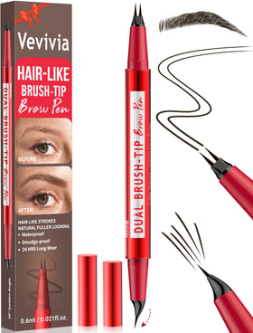 Vevivia Beauty front packaging in Black Brown showing product and cap, clear labeling for selection