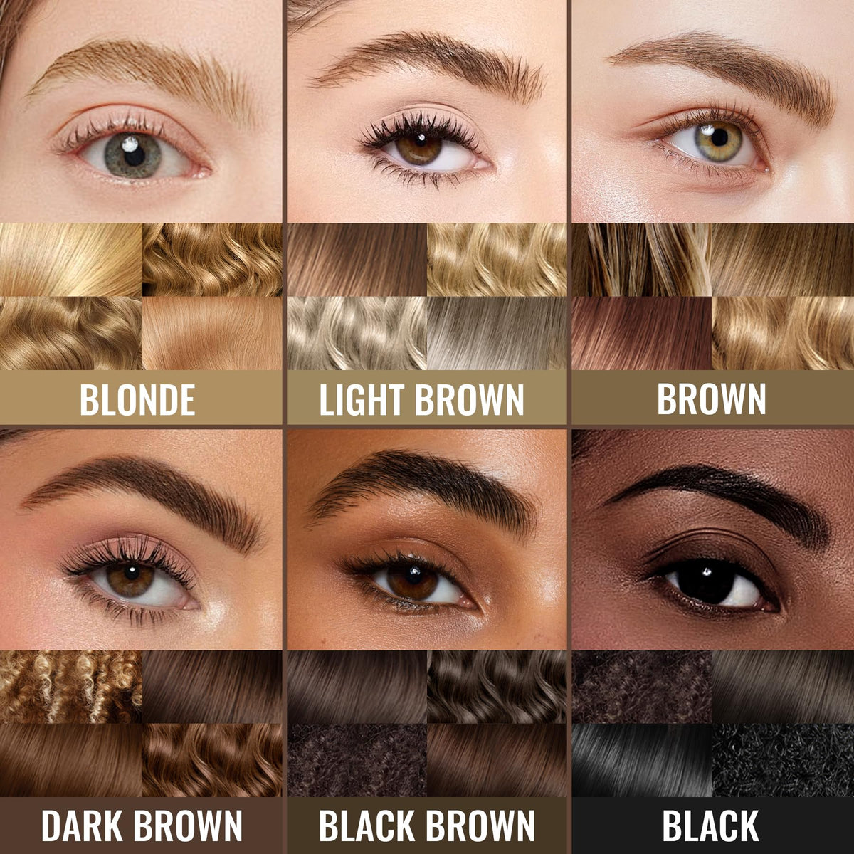 Vevivia Beauty woman applying brow pen at mirror for polished look