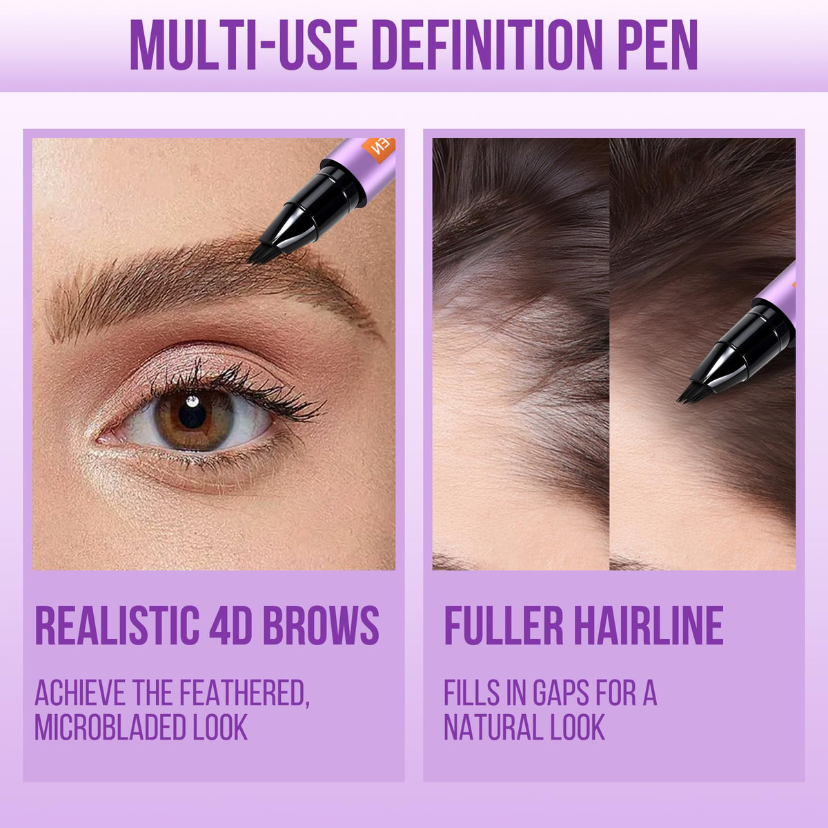 Vevivia Beauty size comparison with spoolie illustrating ergonomic barrel and steady control
