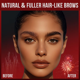 Vevivia dual brush-tip spoolie shown blending pigment for natural finish
