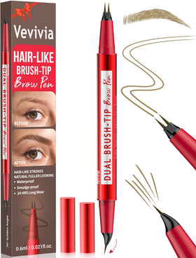 Vevivia front view of pen showing slim design and cap for easy portability