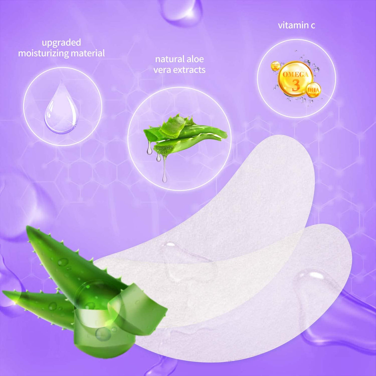 VEYES INC single pair laid out to display shape and lint-free edge benefits