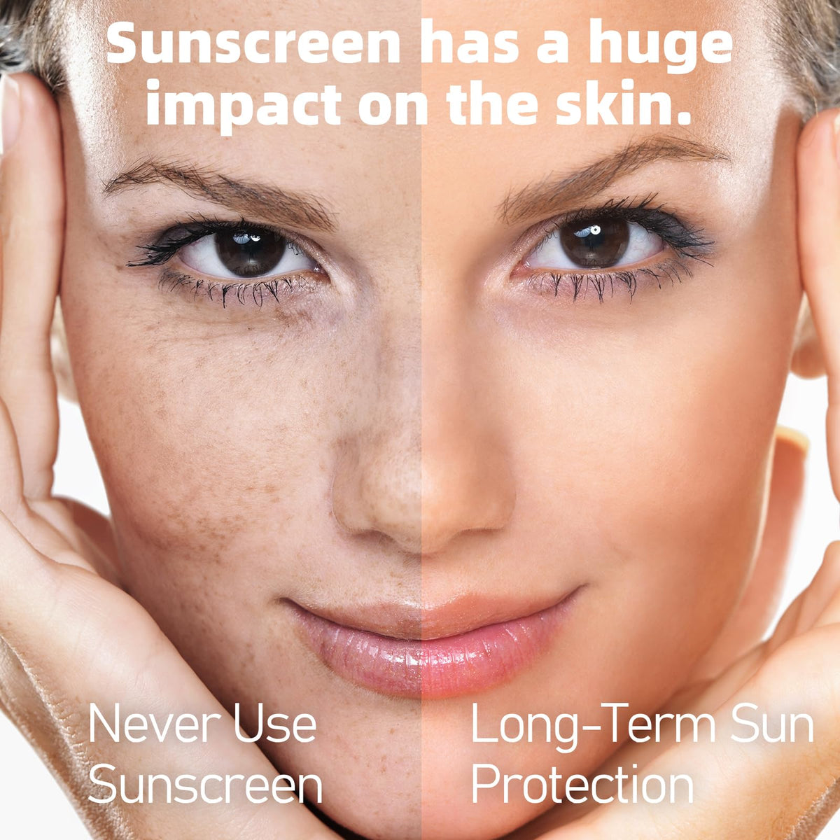 VGO product label highlighting zinc oxide and broad-spectrum SPF 50 benefits