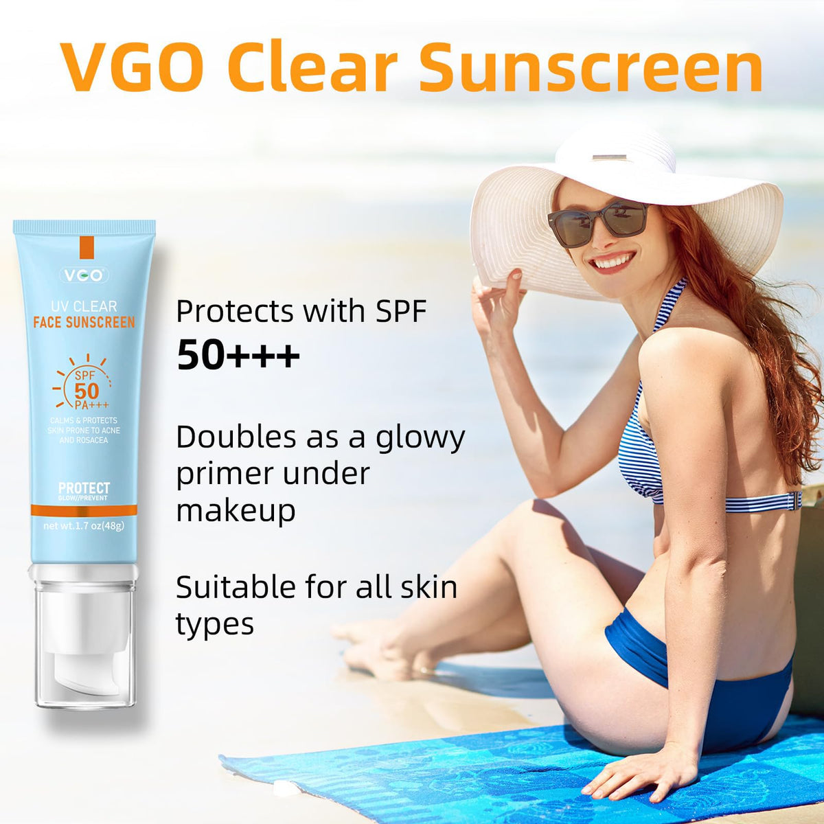 VGO tube held in hand to show compact 50ml travel-friendly size