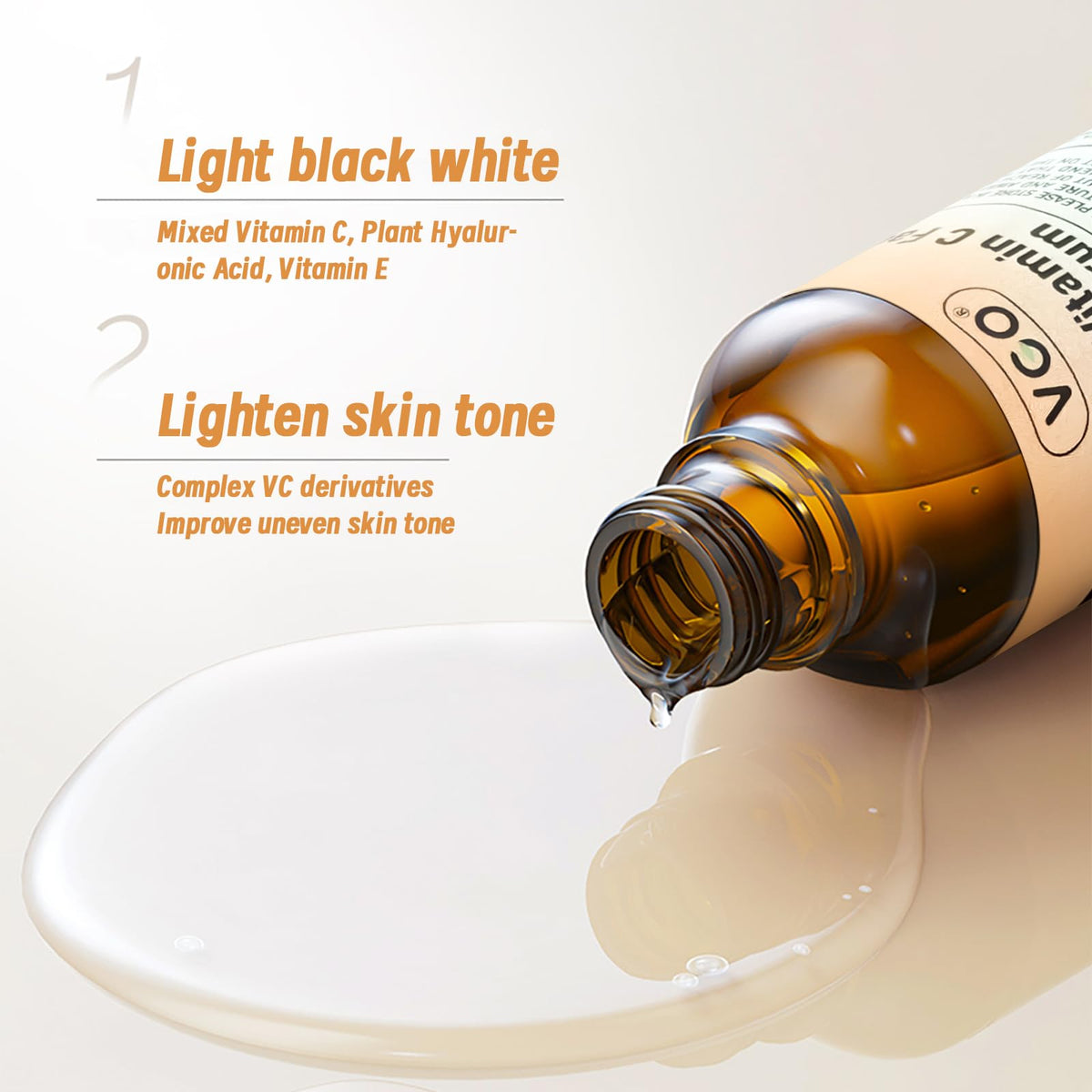 VGO product label detail listing Sodium Ascorbyl Phosphate and ingredient benefits