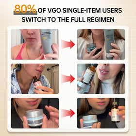 VGO set on a bathroom vanity scene demonstrating everyday use and routine simplicity