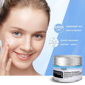 VGO product on bathroom shelf in lifestyle scene promoting daily skincare routine