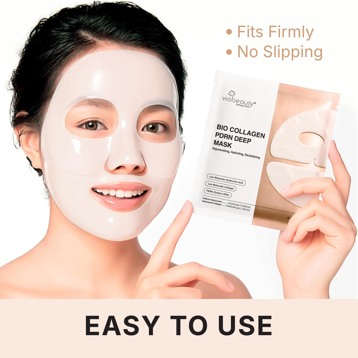 VIABEAUTY morning skin after use showing hydrated, dewy glow