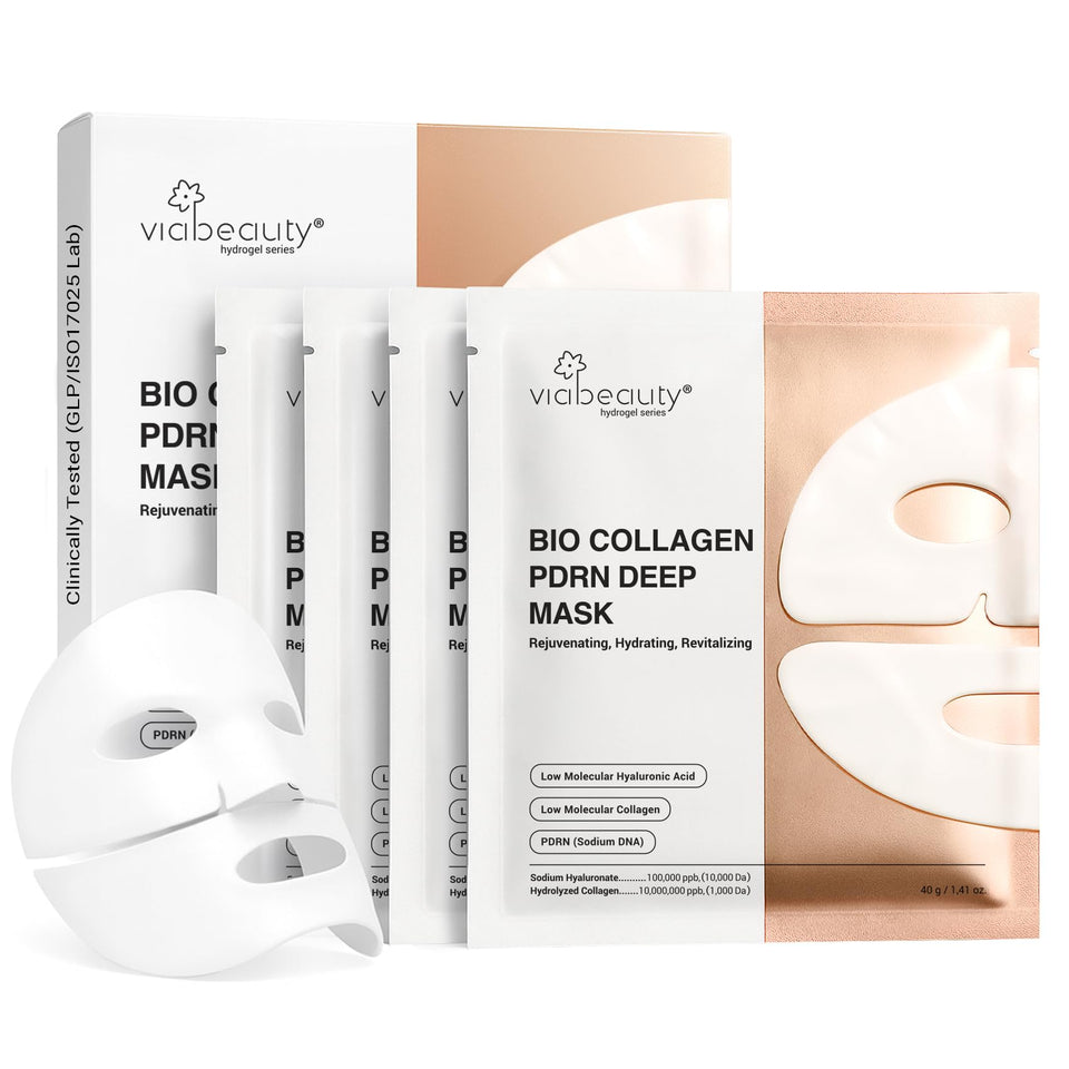 VIABEAUTY front packaging showing mask sachets and benefits