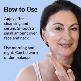 Vibriance application on hand demonstrating silky spread and lightweight hydration benefit