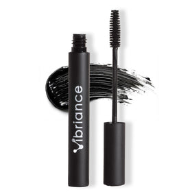 Vibriance front tube mascara showing sleek soft black packaging and easy grip