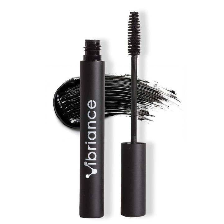 Vibriance front tube mascara showing sleek soft black packaging and easy grip