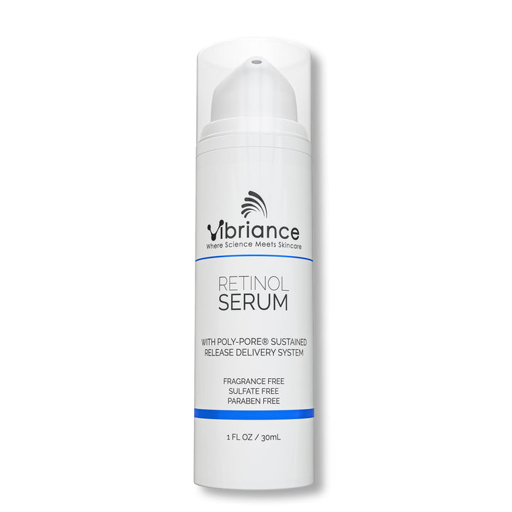 Vibriance front packaging showing bottle and label with calming design benefits