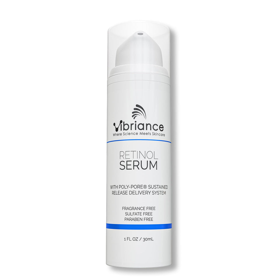 Vibriance front packaging showing bottle and label with calming design benefits