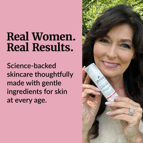 Vibriance in a bathroom setting illustrating quick morning routine benefit