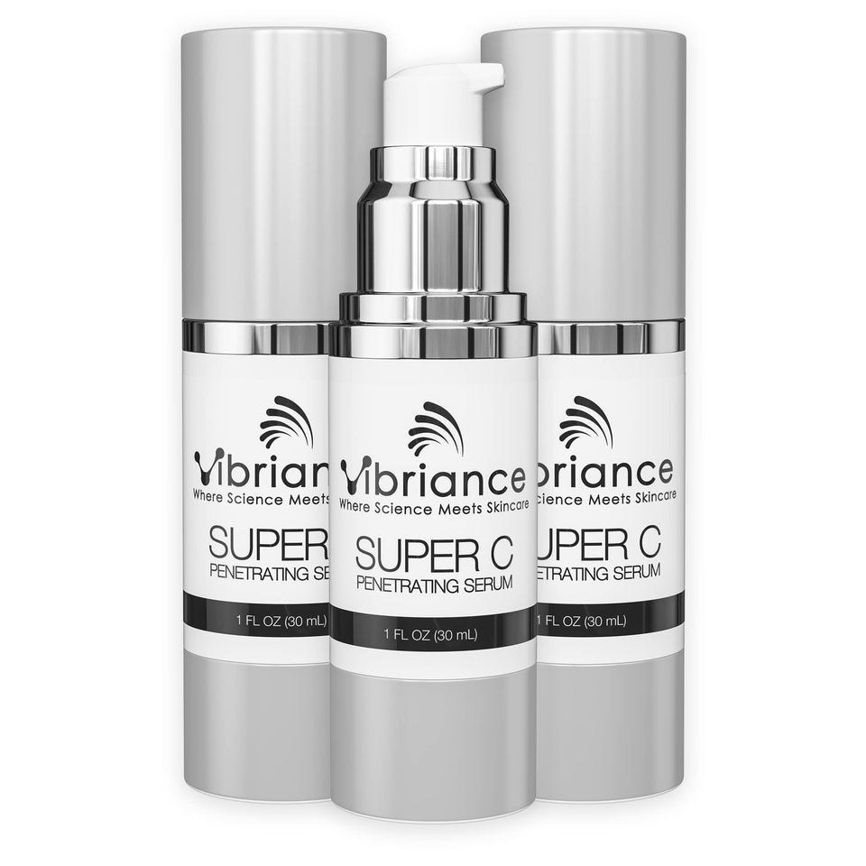 Vibriance front bottle showing label and 1 fl oz size, highlights concentrated formula