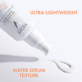 VICHY tube on bathroom counter showing daily routine convenience benefit