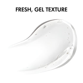 VICHY cleansing gel dispensed in hand demonstrating easy application
