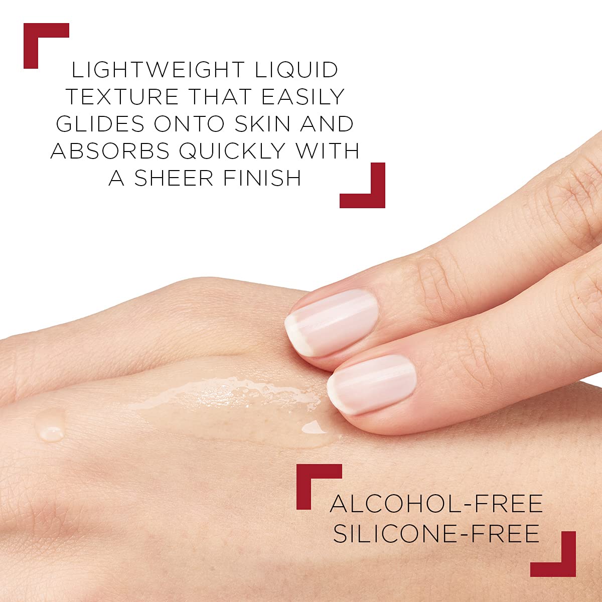 Vichy close-up of product label showing actives and ingredient transparency benefit